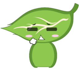 Q leaf sticker #5820313