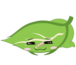 Q leaf sticker #5820314