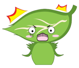 Q leaf sticker #5820316