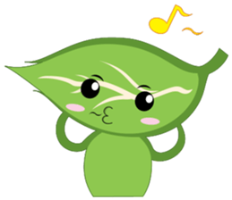 Q leaf sticker #5820317