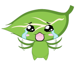 Q leaf sticker #5820318