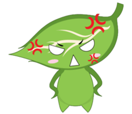Q leaf sticker #5820319