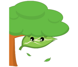Q leaf sticker #5820330
