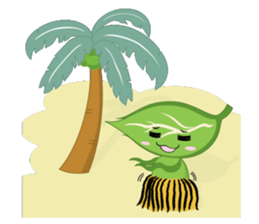 Q leaf sticker #5820337