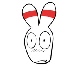 Bowling pin rabbit sticker #5820421