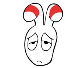 Bowling pin rabbit sticker #5820433