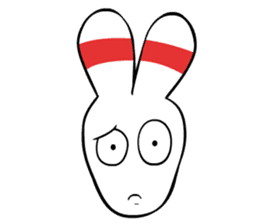 Bowling pin rabbit sticker #5820434