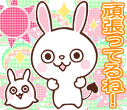 Kind words of the devil rabbit sticker #5820602