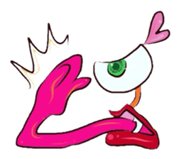 Eyes and mouth only sticker #5820619