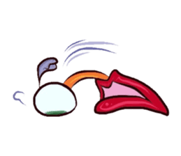 Eyes and mouth only sticker #5820620