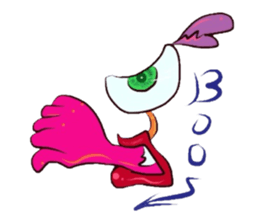 Eyes and mouth only sticker #5820621