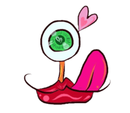 Eyes and mouth only sticker #5820622