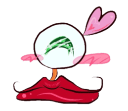 Eyes and mouth only sticker #5820623
