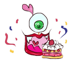 Eyes and mouth only sticker #5820625