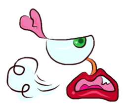 Eyes and mouth only sticker #5820627