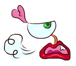 Eyes and mouth only sticker #5820627