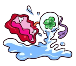 Eyes and mouth only sticker #5820630