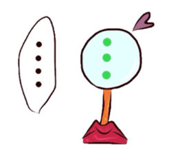 Eyes and mouth only sticker #5820634