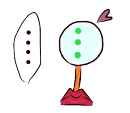 Eyes and mouth only sticker #5820634