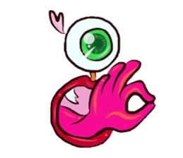 Eyes and mouth only sticker #5820642