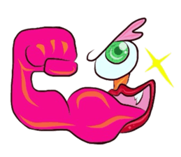 Eyes and mouth only sticker #5820644