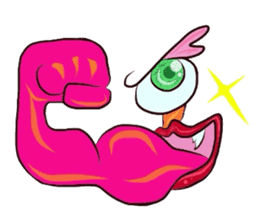 Eyes and mouth only sticker #5820644