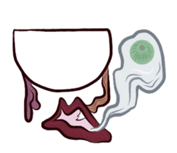 Eyes and mouth only sticker #5820645