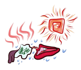 Eyes and mouth only sticker #5820646