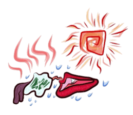 Eyes and mouth only sticker #5820646