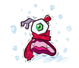 Eyes and mouth only sticker #5820647