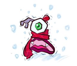 Eyes and mouth only sticker #5820647