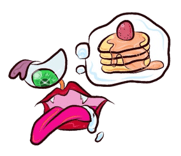 Eyes and mouth only sticker #5820648