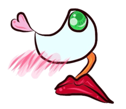 Eyes and mouth only sticker #5820653