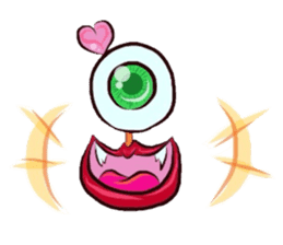 Eyes and mouth only sticker #5820655