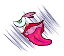 Eyes and mouth only sticker #5820656