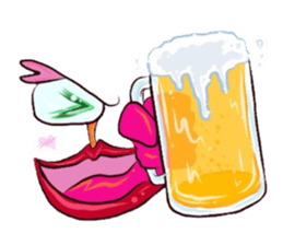 Eyes and mouth only sticker #5820657