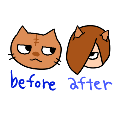 Reiko of the simulation cat