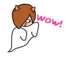 Reiko of the simulation cat sticker #5820782