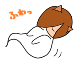Reiko of the simulation cat sticker #5820784