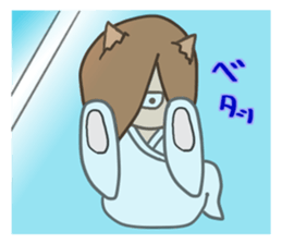 Reiko of the simulation cat sticker #5820786