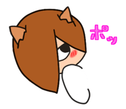 Reiko of the simulation cat sticker #5820793
