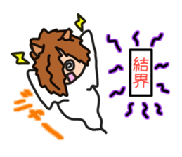 Reiko of the simulation cat sticker #5820797