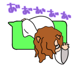 Reiko of the simulation cat sticker #5820803