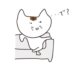 It's a brown mackerel tabby sticker #5820862