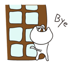 It's a brown mackerel tabby sticker #5820865