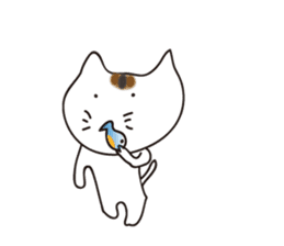 It's a brown mackerel tabby sticker #5820868