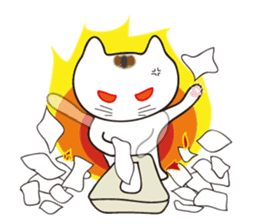 It's a brown mackerel tabby sticker #5820873