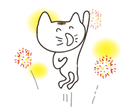 It's a brown mackerel tabby sticker #5820878