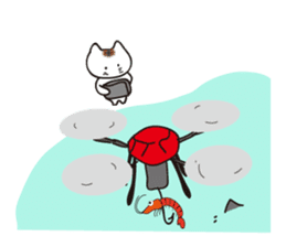 It's a brown mackerel tabby sticker #5820883