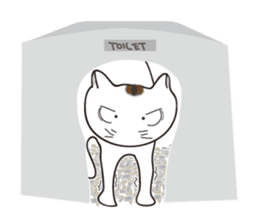 It's a brown mackerel tabby sticker #5820889